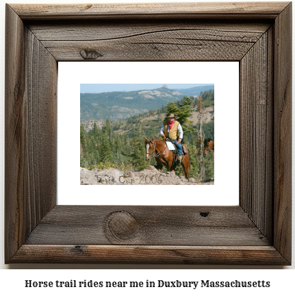 horse trail rides near me in Duxbury, Massachusetts